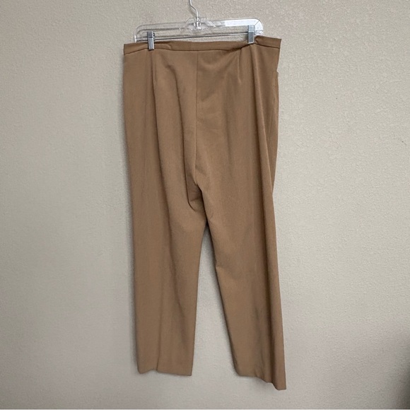 Lauren Ralph Lauren Women’s 16 Camel High Rise Tapered Trousers Office Dressy - Picture 2 of 9